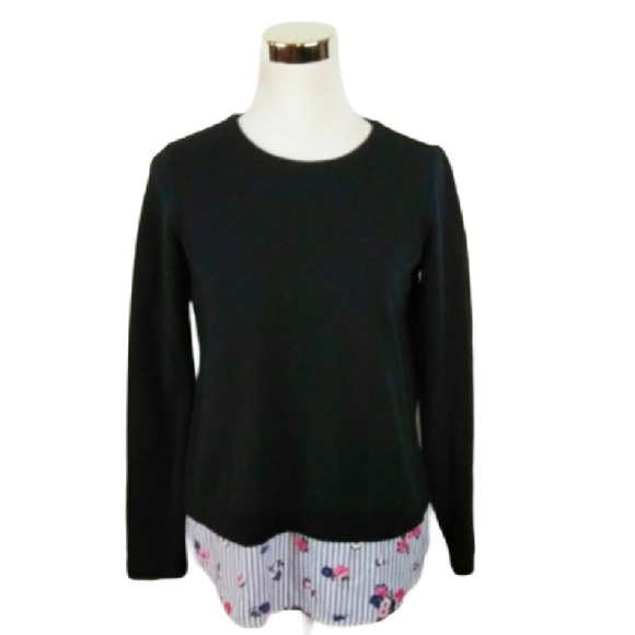 J. Jill Tops - j.jill loose fit striped hem sweatshirt top